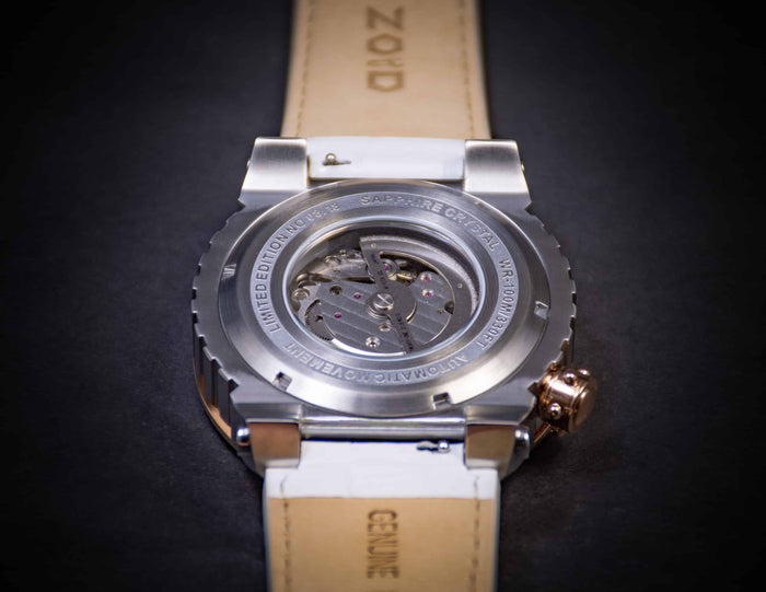 Zoid Dragon II Stainless Steel / Rose Gold / Blue