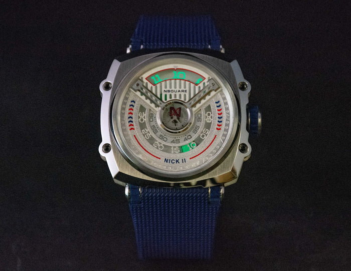 Nsquare Nick II Blue / Stainless Steel